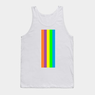 Wonderful Colorful Lines Tank Top